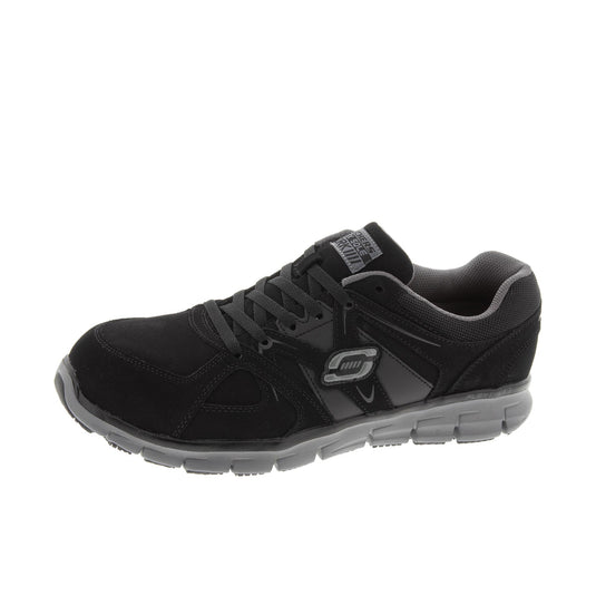 Skechers Synergy~Ekron Alloy Toe Left Angle View