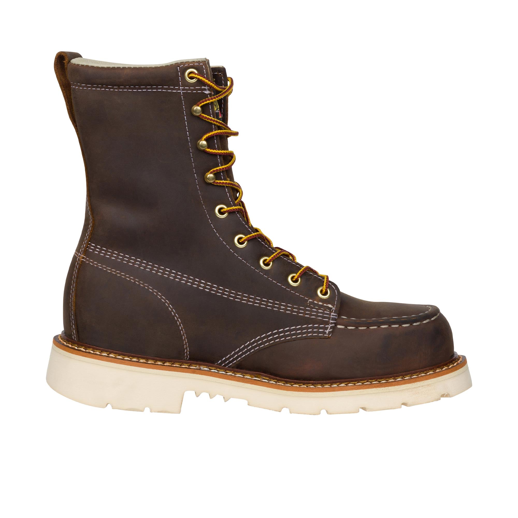 Thorogood American Heritage Inch Moc Toe MAXWear90 Steel Toe Trail Crazyhorse