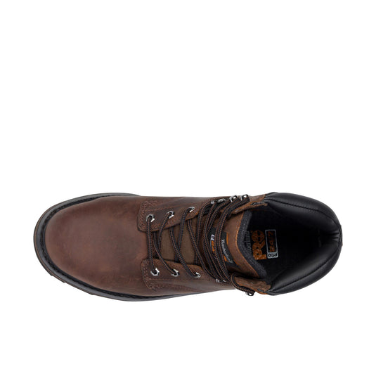 Timberland Pro 6 Inch Pit Boss Steel Toe Top View