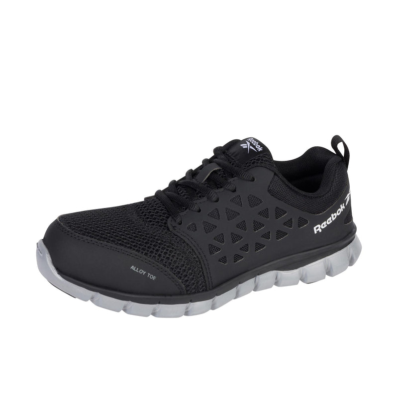 Load image into Gallery viewer, Reebok Work Sublite Cushion Work Athletic Alloy Toe Left Angle View
