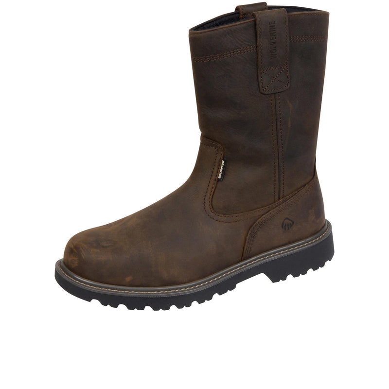 Load image into Gallery viewer, Wolverine Floorhand Welly Steel Toe Left Angle View
