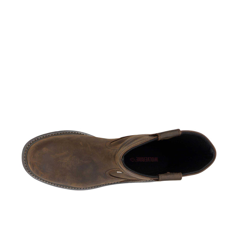 Load image into Gallery viewer, Wolverine Floorhand Welly Steel Toe Top View
