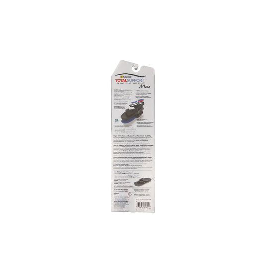 Spenco Total Support Max Insole Back Package View