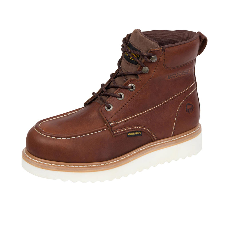 Load image into Gallery viewer, Wolverine Loader Steel Toe Left Angle View
