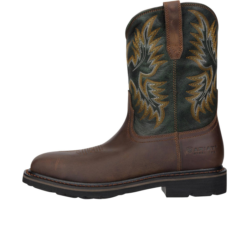 Load image into Gallery viewer, Ariat Sierra Wide Square Toe Steel Toe Left Profile
