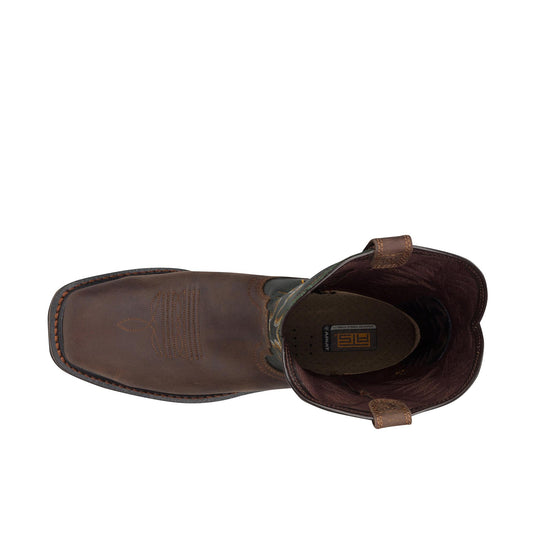 Ariat Sierra Wide Square Toe Steel Toe Top View