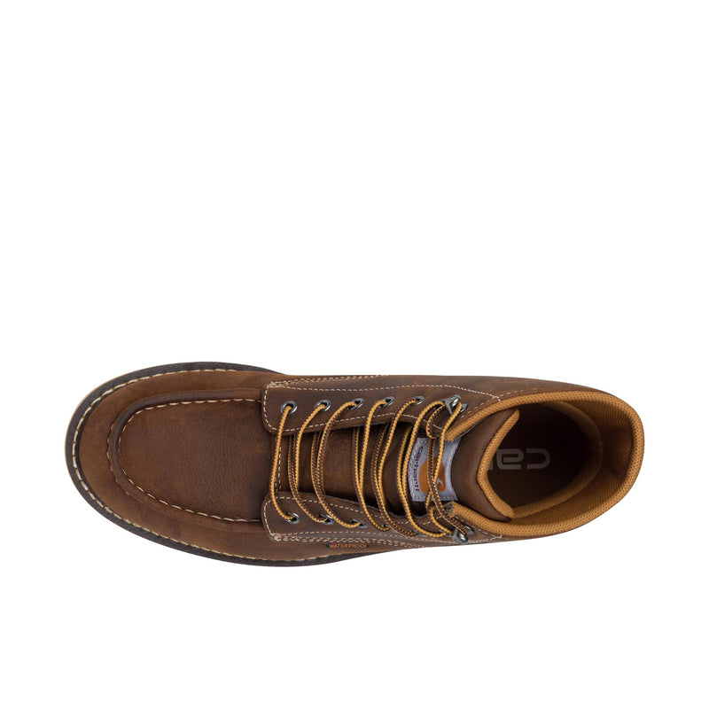 Load image into Gallery viewer, Carhartt 6 Inch Moc Soft Toe Top View
