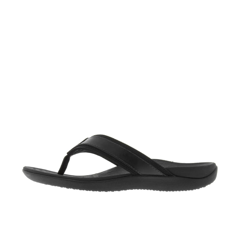 Load image into Gallery viewer, Vionic Tide Toe Post Sandal Black
