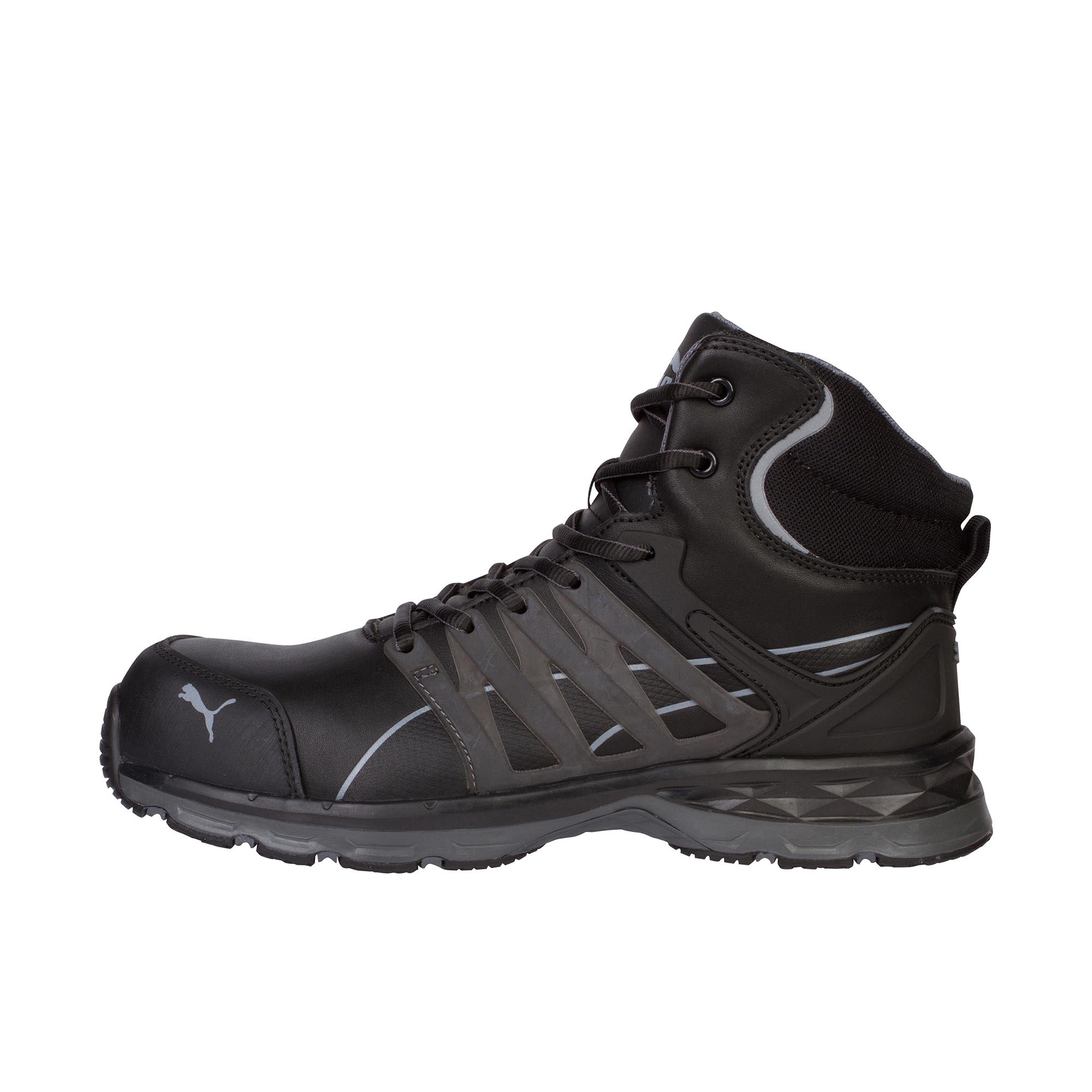 Puma Safety Velocity Mid 2.0 Composite Toe Black Leather