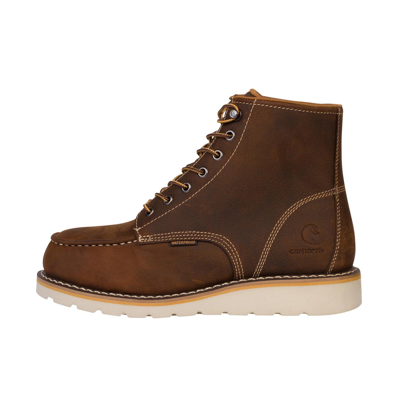 Load image into Gallery viewer, Carhartt 6 Inch Moc Steel Toe Left Profile

