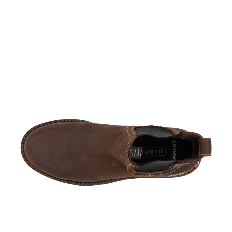 Load image into Gallery viewer, Ariat Groundbreaker Chelsea Steel Toe Top View
