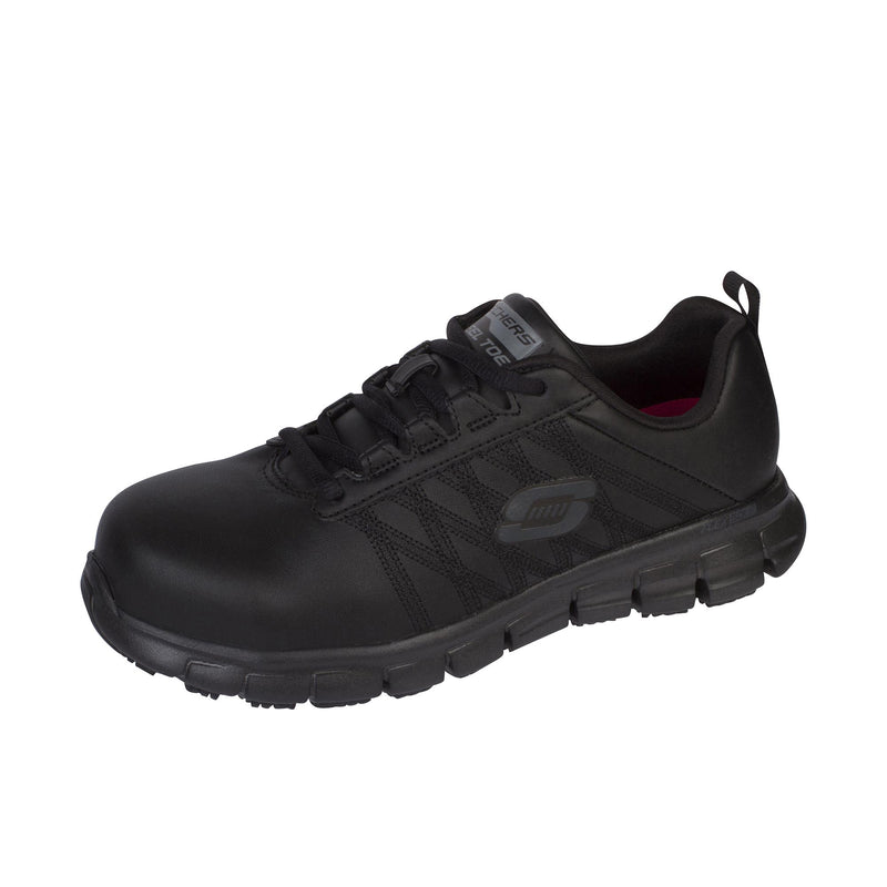Load image into Gallery viewer, Skechers Sure Track~Martley Steel Toe Left Angle View
