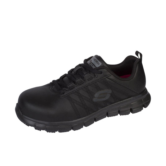 Skechers Sure Track~Martley Steel Toe Left Angle View