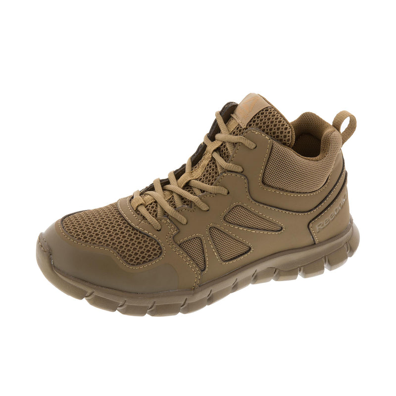 Load image into Gallery viewer, Reebok Work Sublite Cushion Tactical Mid Soft Toe Left Angle View

