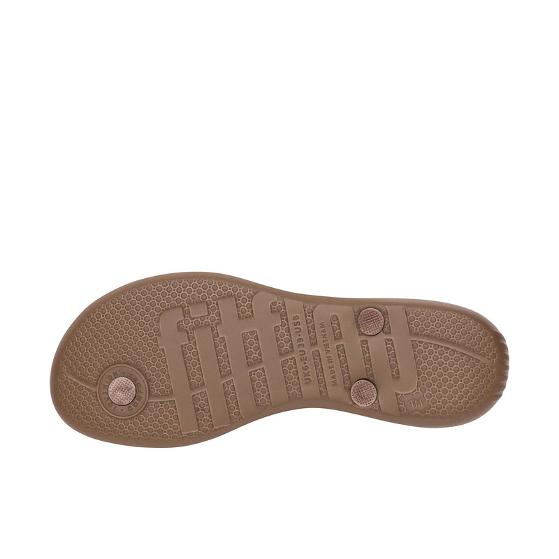 Load image into Gallery viewer, FitFlop Iqushion Ergonomic Flip Flops Bottom View
