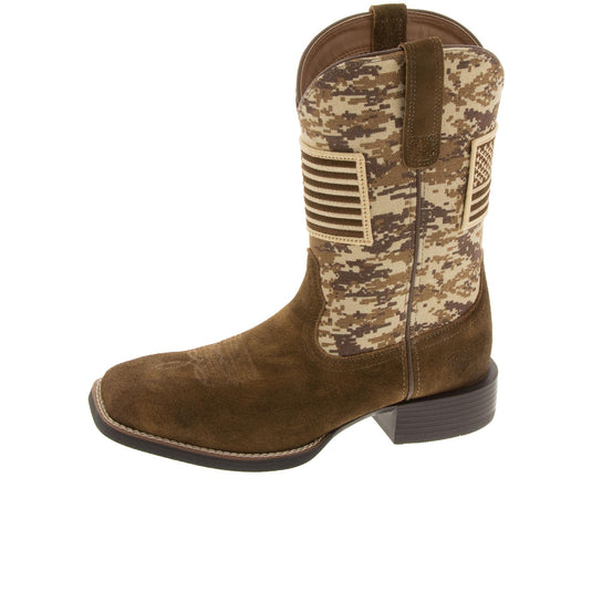 Ariat Sport Patriot Western Boot Left Angle View
