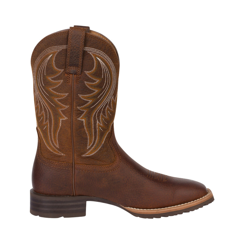 Load image into Gallery viewer, Ariat Hybrid Rancher Western Boot Brown Oiled Rowdy
