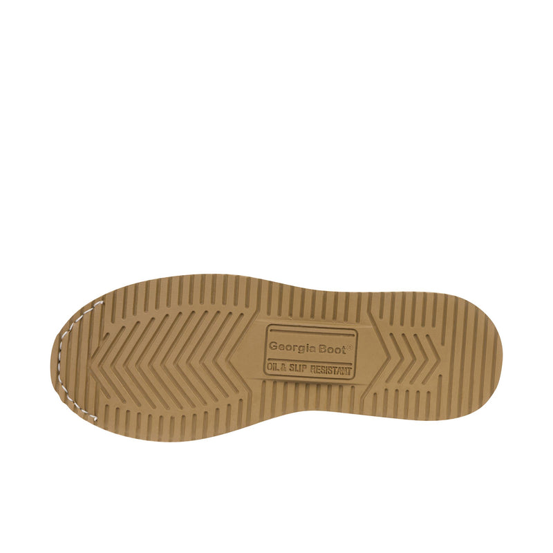 Load image into Gallery viewer, Georgia Boot Wedge 6 Inch Soft Toe Bottom View
