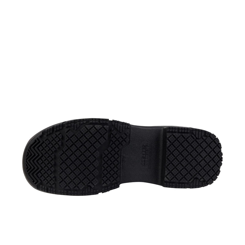Load image into Gallery viewer, Shoes For Crews Bullfrog II Soft Toe Bottom View
