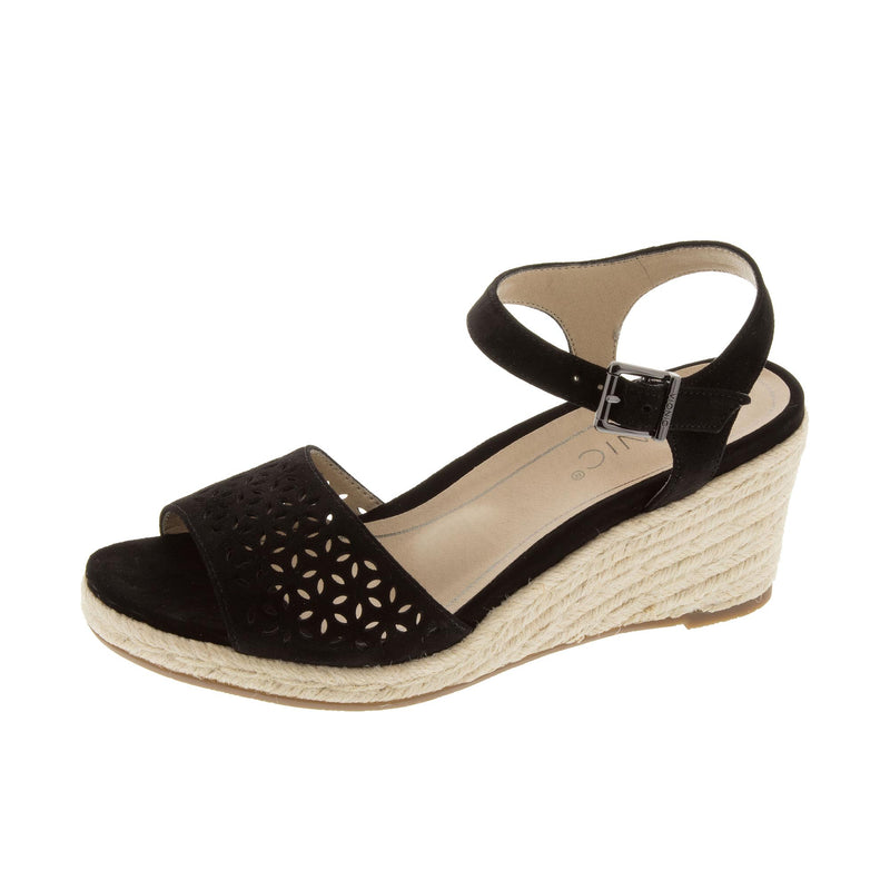 Load image into Gallery viewer, Vionic Ariel Wedge Sandal Left Angle View
