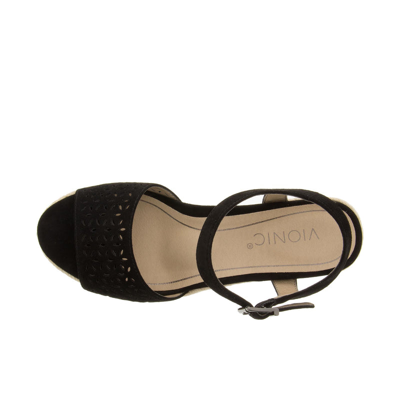 Load image into Gallery viewer, Vionic Ariel Wedge Sandal Top View
