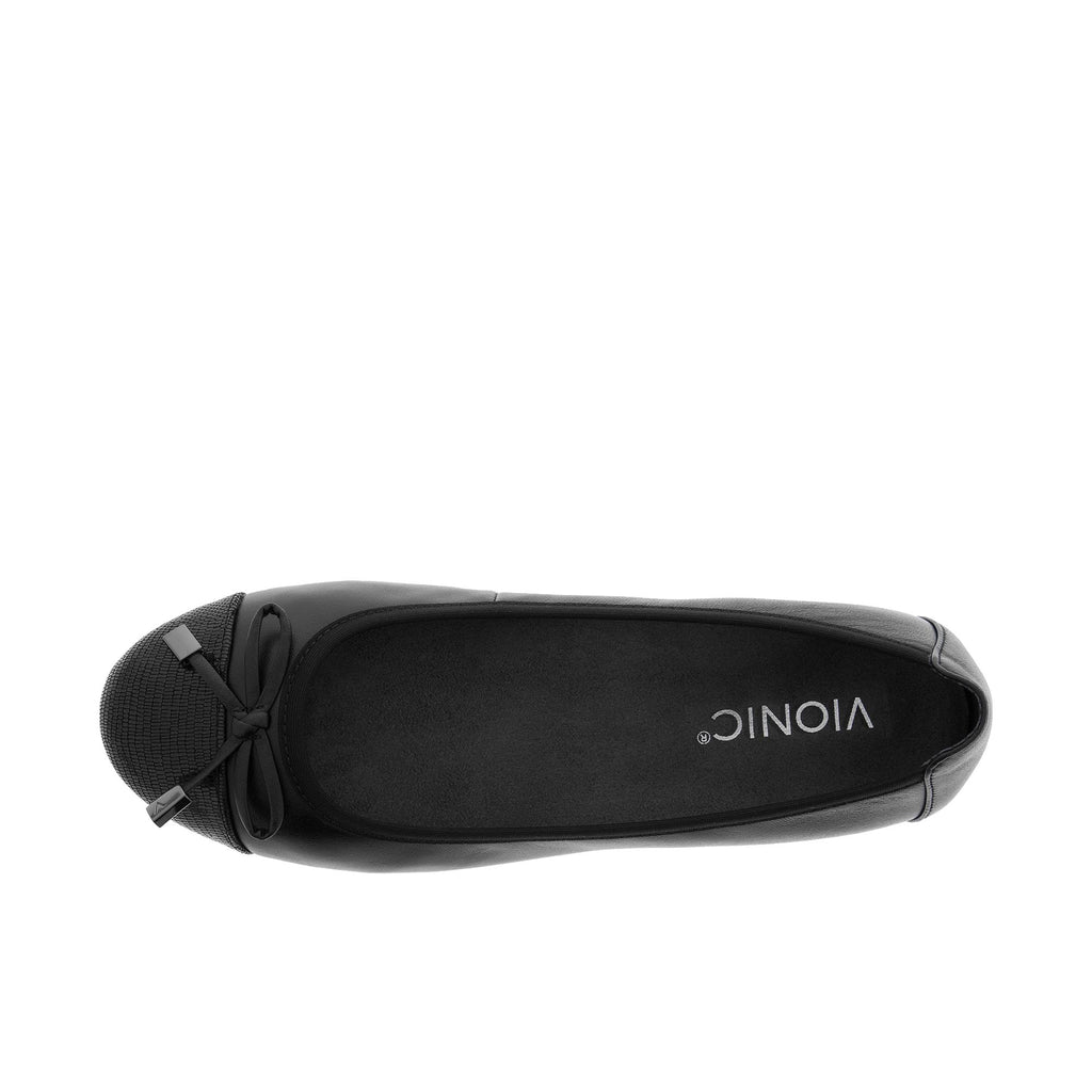 Vionic minna ballet flat black cheap
