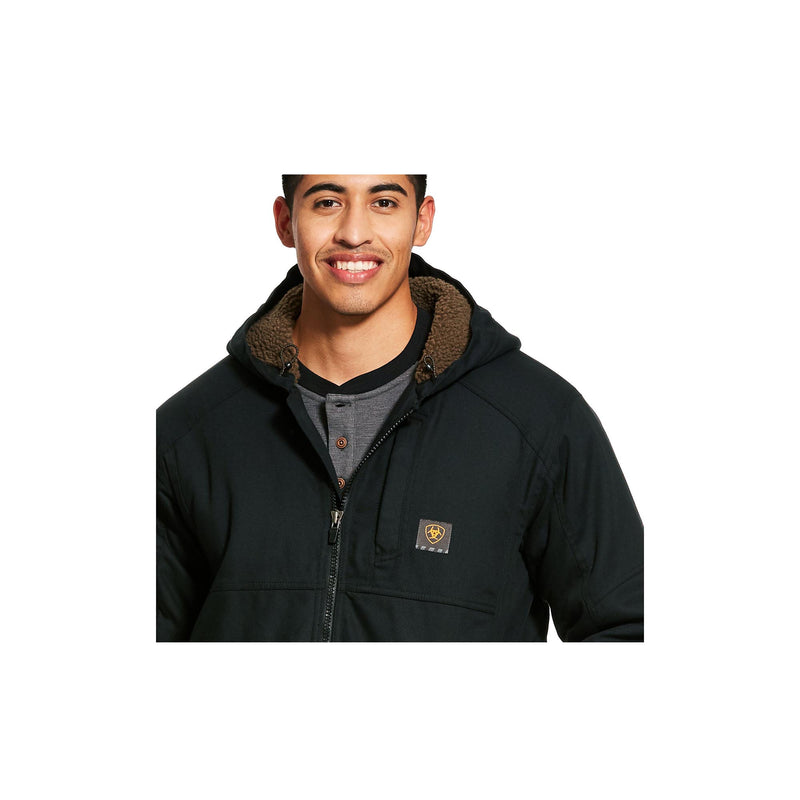 Load image into Gallery viewer, Ariat Rebar DuraCanvas Jacket Close Up View
