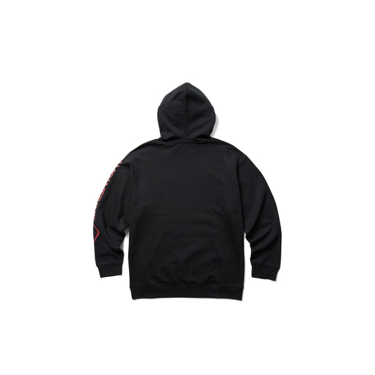 Wolverine Graphic Hoody Sleeve Logo Back View