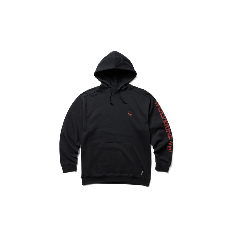 Load image into Gallery viewer, Wolverine Graphic Hoody Sleeve Logo Front View
