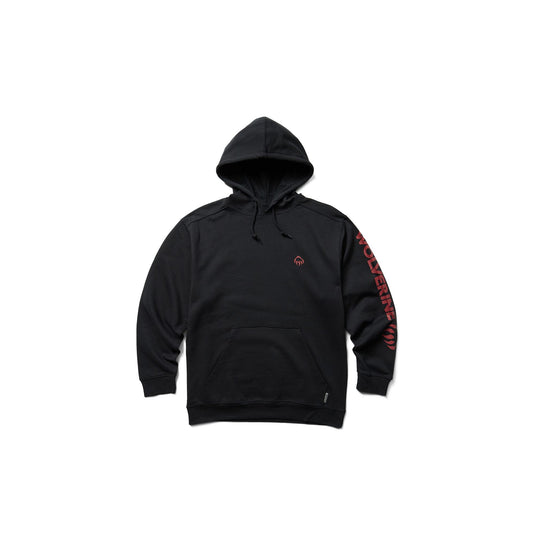 Wolverine Graphic Hoody Sleeve Logo Front View