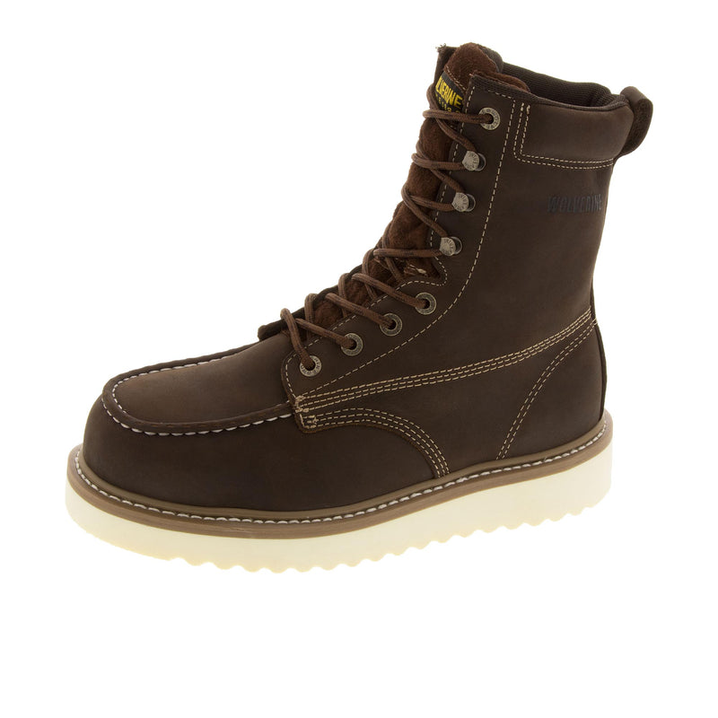 Load image into Gallery viewer, Wolverine Loader 8 Inch Steel Toe Left Angle View
