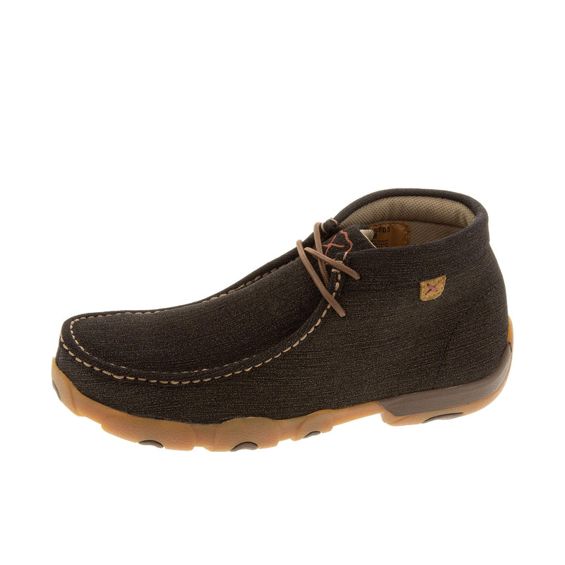 Load image into Gallery viewer, Twisted X Work Chukka Driving Moc Steel Toe Left Angle View

