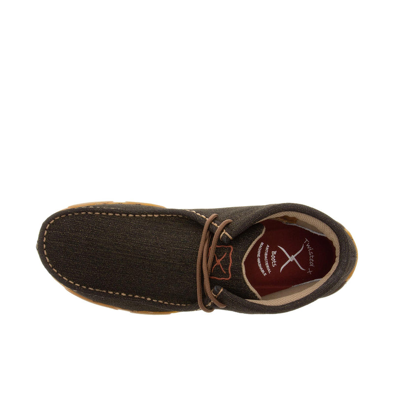 Load image into Gallery viewer, Twisted X Work Chukka Driving Moc Steel Toe Top View
