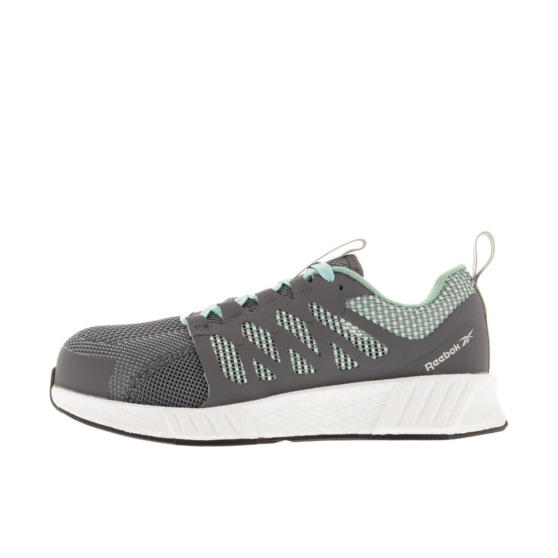Load image into Gallery viewer, Reebok Work Womens Reebok Fusion Flexweave Work Composite Toe Grey Mint Green
