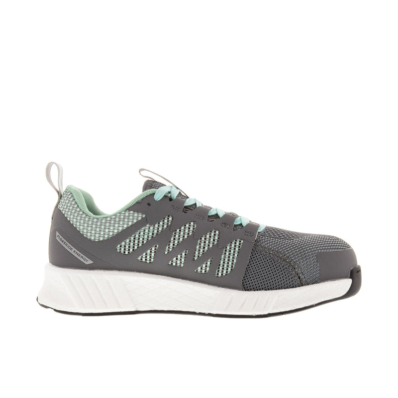 Load image into Gallery viewer, Reebok Work Womens Reebok Fusion Flexweave Work Composite Toe Grey Mint Green
