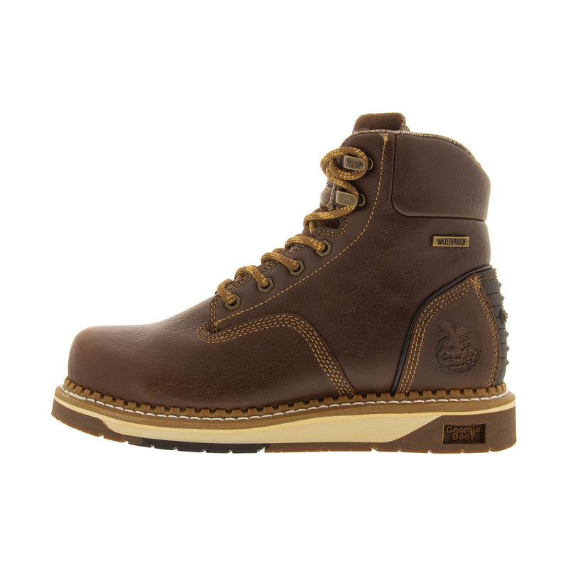 Load image into Gallery viewer, Georgia Boot AMP LT Wedge 6 Inch Steel Toe Left Profile
