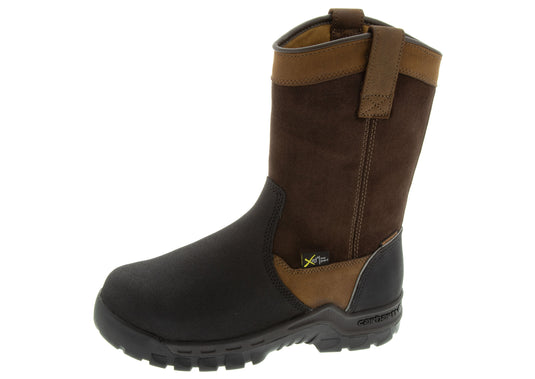 Carhartt 11 Rugged Flex Waterproof Internal Met Gaurd Boot Composite Toe Brown
