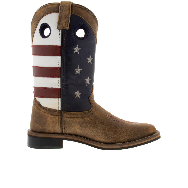 Load image into Gallery viewer, Smoky Mountain Boots Stars and Stripes Inner Profile
