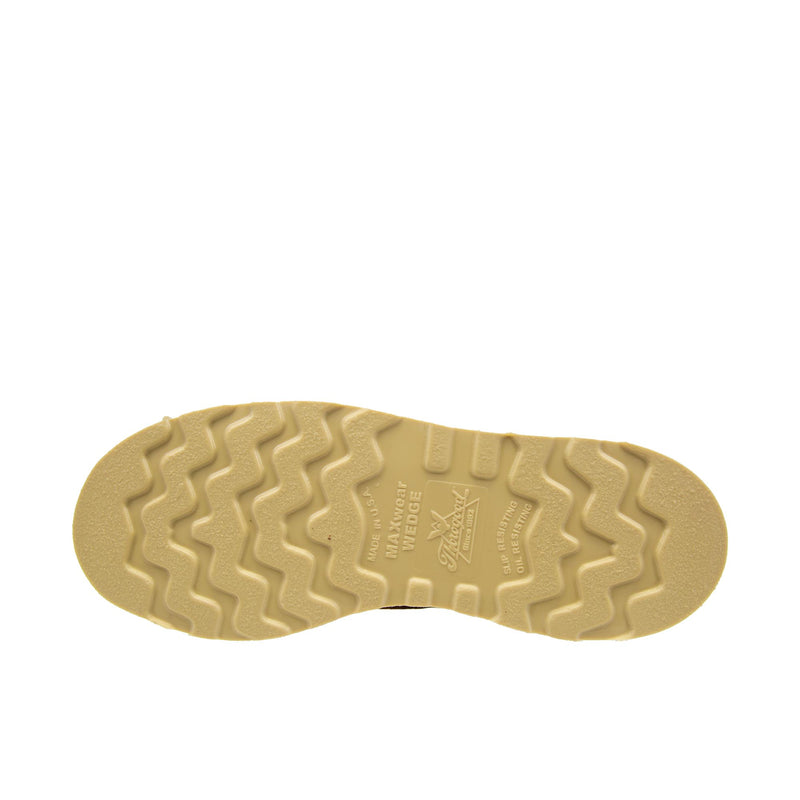 Load image into Gallery viewer, Thorogood 1957 Series 8 Inch Pitstop Moc Toe Wedge Soft Toe Bottom View
