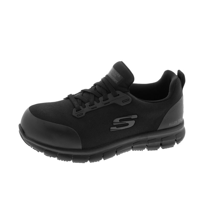Load image into Gallery viewer, Skechers Sure Track~Irmo Alloy Toe Left Angle View

