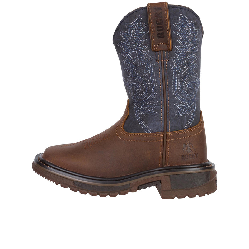 Load image into Gallery viewer, Rocky Ride FLX Western Boot Left Profile
