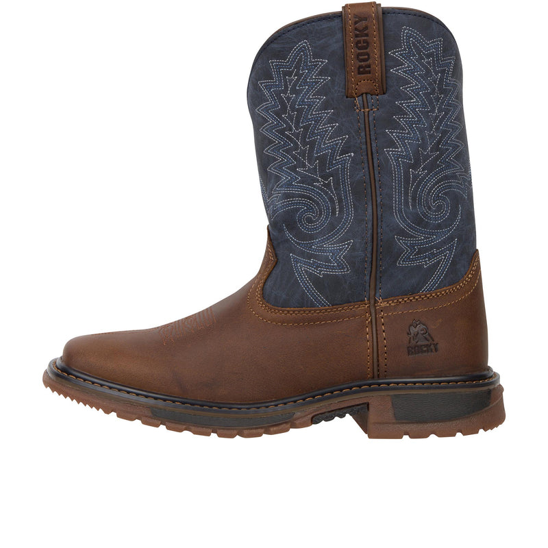 Load image into Gallery viewer, Rocky Ride FLX Western Boot Left Profile
