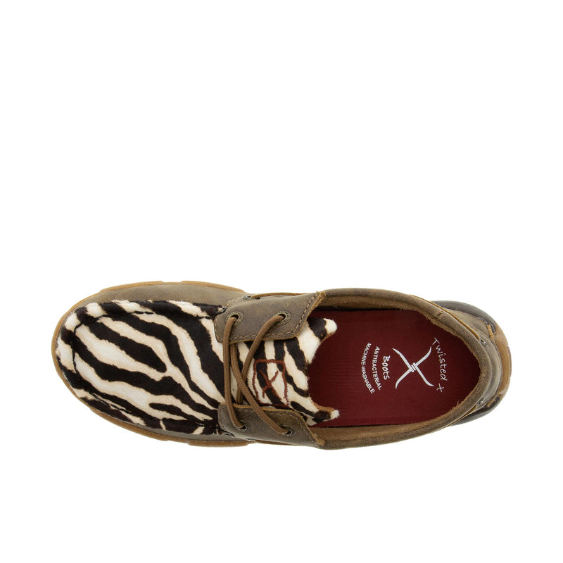 Load image into Gallery viewer, Twisted X Boat Shoe Driving Moc Top View
