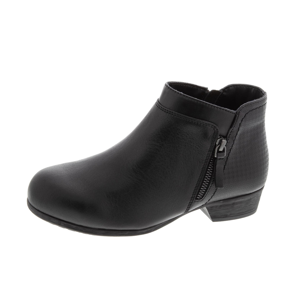 Rockport Work Womens Carly Work Bootie Alloy Toe Black