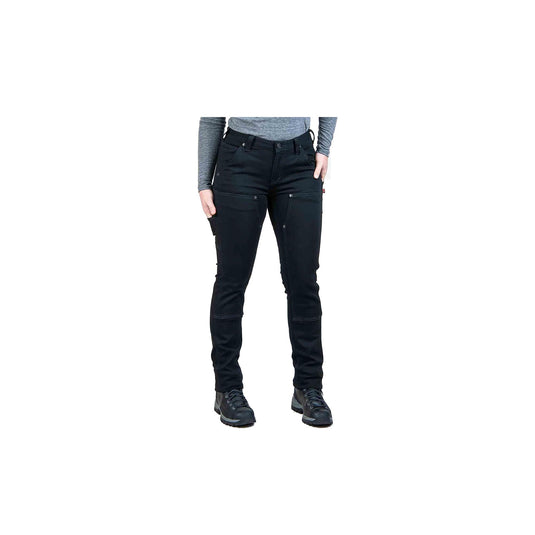 Dovetail Workwear Womens Maven Slim No Fade Black Denim