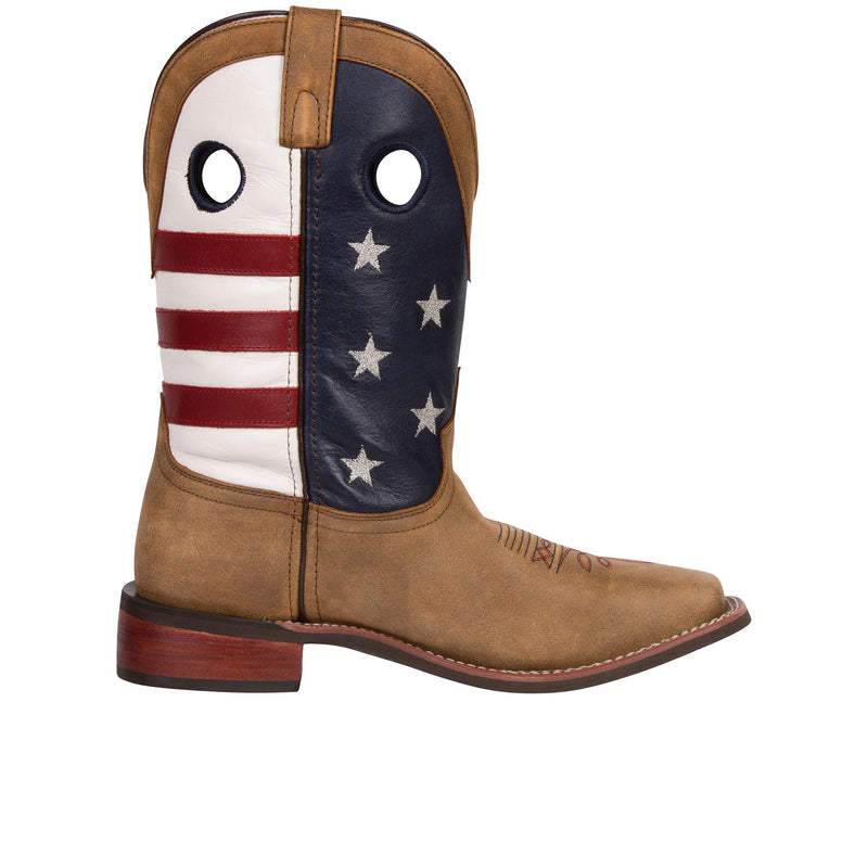 Load image into Gallery viewer, Smoky Mountain Boots Stars and Stripes Inner Profile
