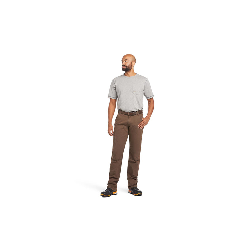 Load image into Gallery viewer, Ariat M4 Low Rise DuraStretch Made Tough Double Front Stackable Straight Zoomed Out Front View
