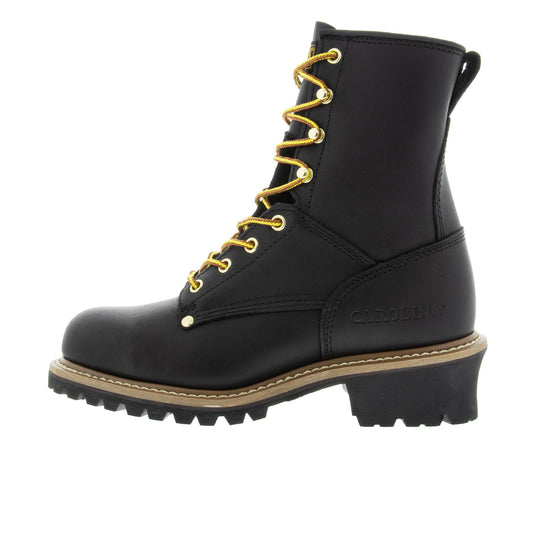 Carolina Elm Logger 8 Inch Steel Toe Left Profile