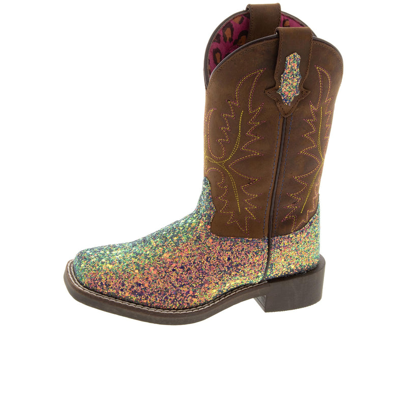 Load image into Gallery viewer, Smoky Mountain Boots Ariel Glitter Left Angle View

