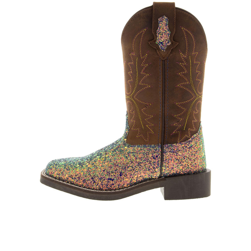 Load image into Gallery viewer, Smoky Mountain Boots Ariel Glitter Left Profile
